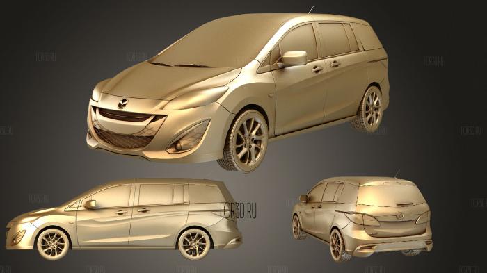 Mazda 5 2011 stl model for CNC